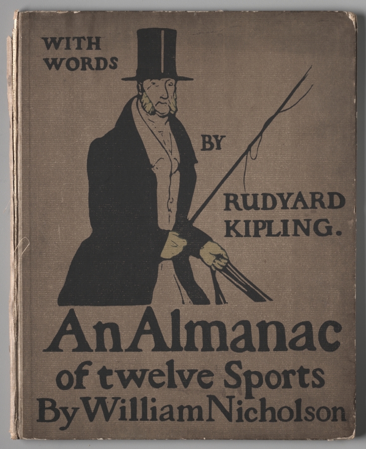 William Nicholson — "An Almanac of Twelve Sports:" Cover