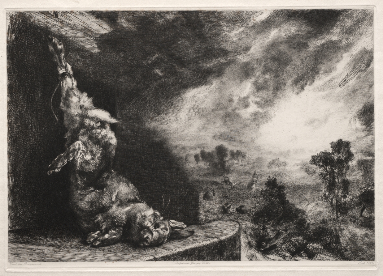 Félix Bracquemond — The Large Rabbit