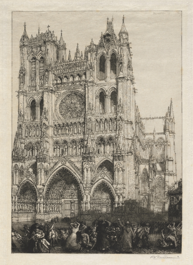 Auguste Louis Lepère — Amiens Cathedral, Inventory Day