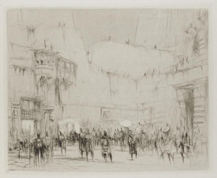 Herodias: Page 19, The ramparts were thronged with people when Vitellius entered the castle gates