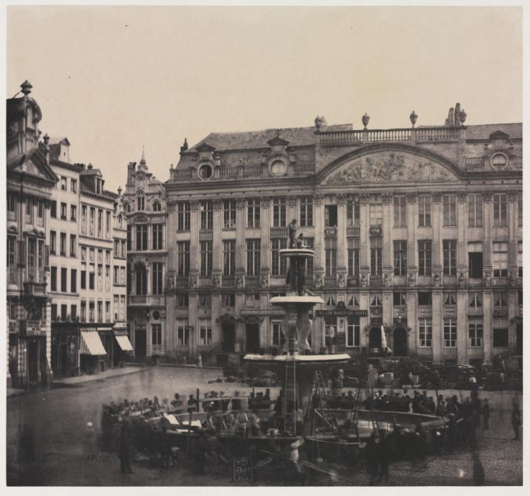 Louis Pierre Théophile Dubois de Nehaut — Untitled (Construction of Commemorative Fountain)