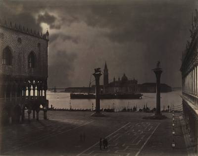 Venice: Saint Mark's Looking toward San Giorgio Maggiore, in Moonlight