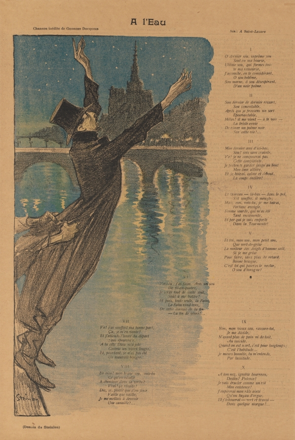 Théophile Alexandre Steinlen — Gil Blas Illustré: At the Water's Edge (A l'Eau)