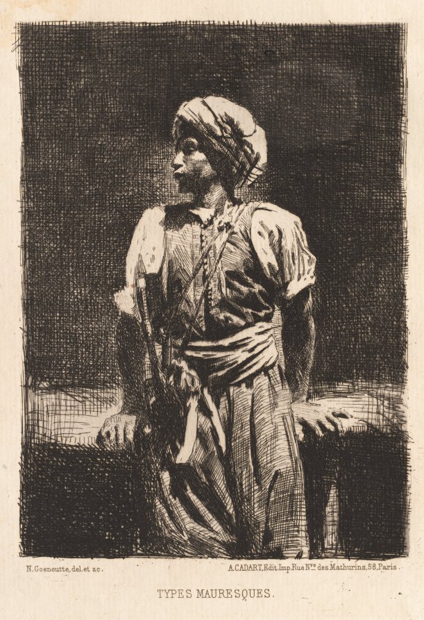 Norbert Goeneutte — Types Mauresques