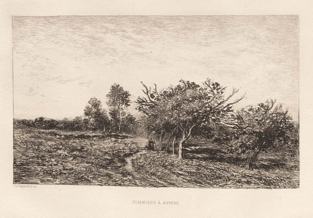 Charles François Daubigny — Apple Trees at Auvers (Pommiers à Auvers)
