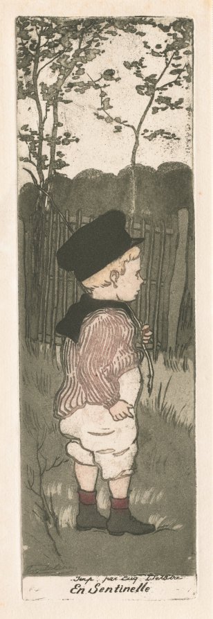 Eugène Delâtre — On Sentry Duty 
