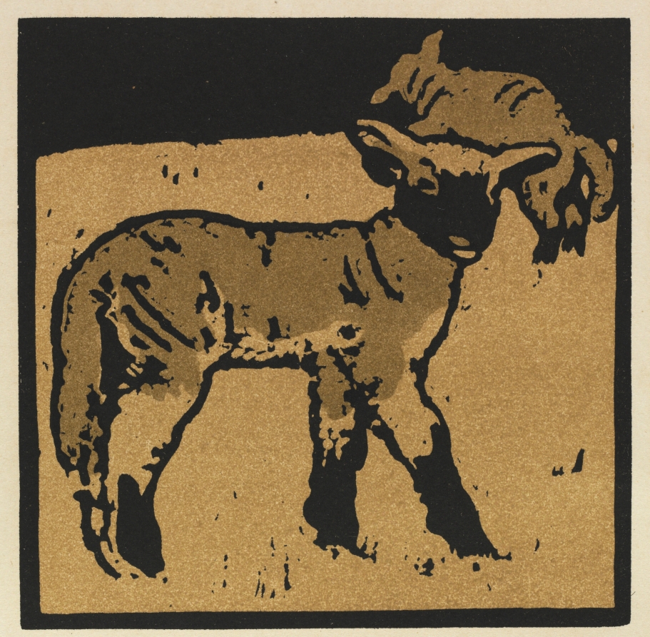 William Nicholson — The Square Book of Animals: The Very Tame Lamb