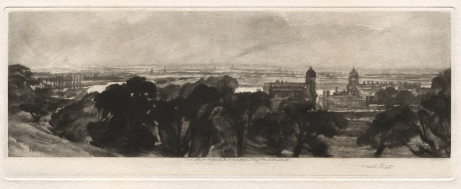 Frank Short — London from Greenwich