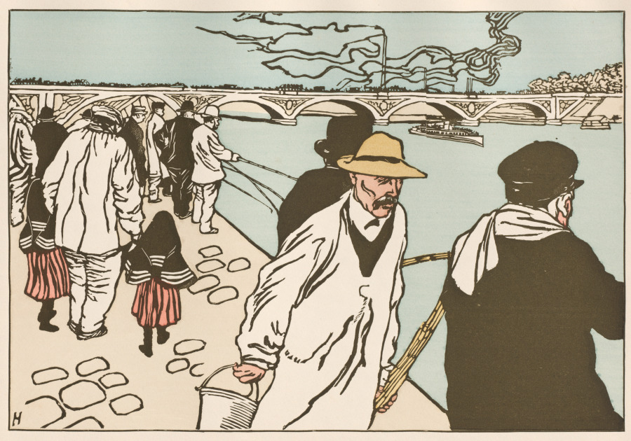 Charles Huard — Pêcheurs à la Ligne