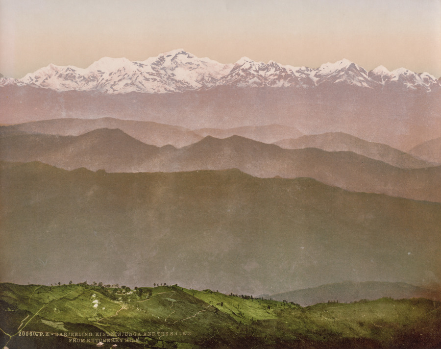 Photoglob Co. — Darjeeling. Kinchinjunga and the Snows from Kutcherry Hill