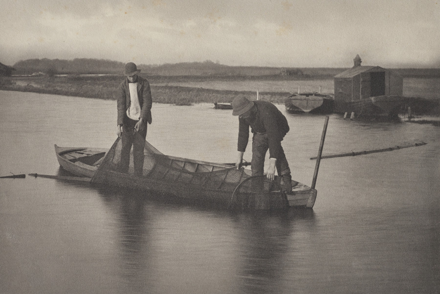 Peter Henry Emerson — Taking Up the Eel Net