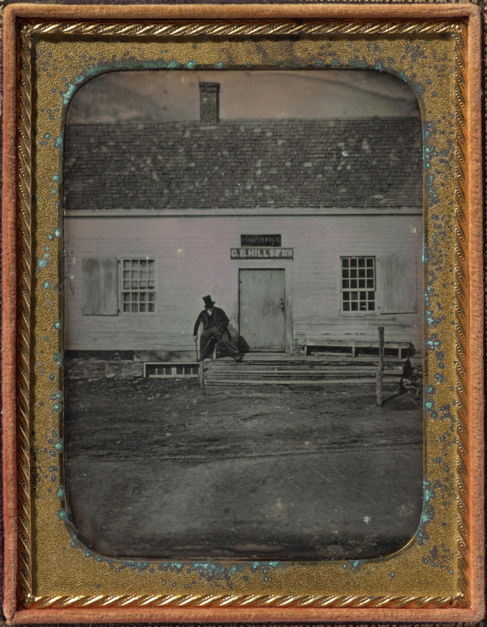 Unknown Artist — Cyrus B. Hills, Postmaster, Arlington, Vermont