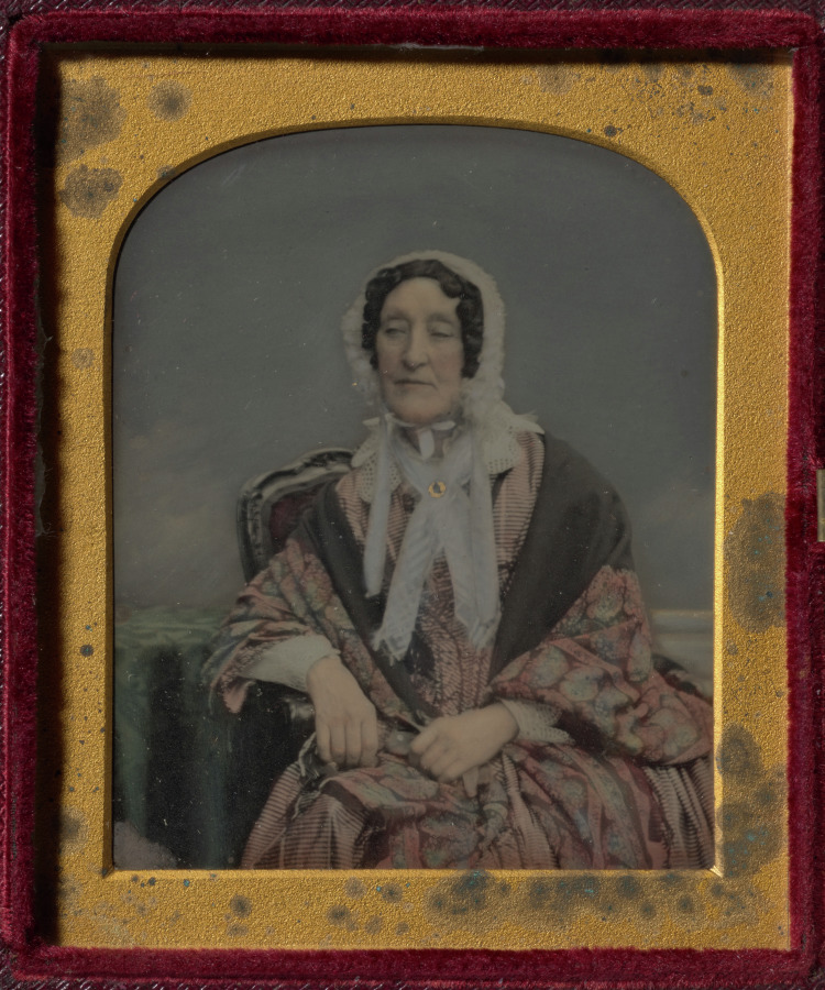 Antoine Claudet — High-born lady in white bonnet