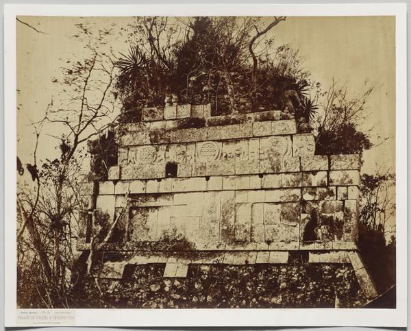 Palace of the Circus at Chicen-Itza (bas relief of tigers)