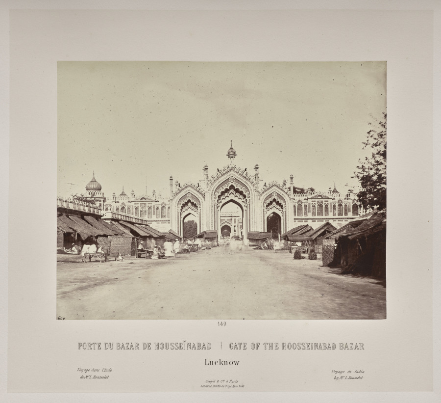 Louis-Théophile Marie Rousselet — Gate of the Hoosseinabad Bazar, Lucknow