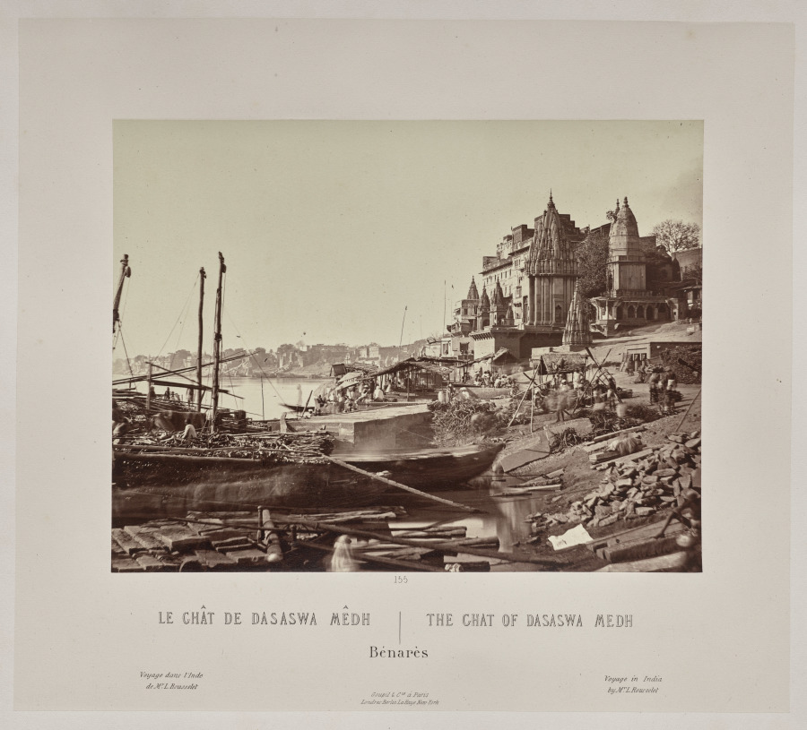 Louis-Théophile Marie Rousselet — The Ghat of Dasaswa Medh, Bénarès