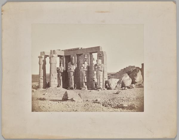 Fallen Statue at the Ramasseum, Thebes