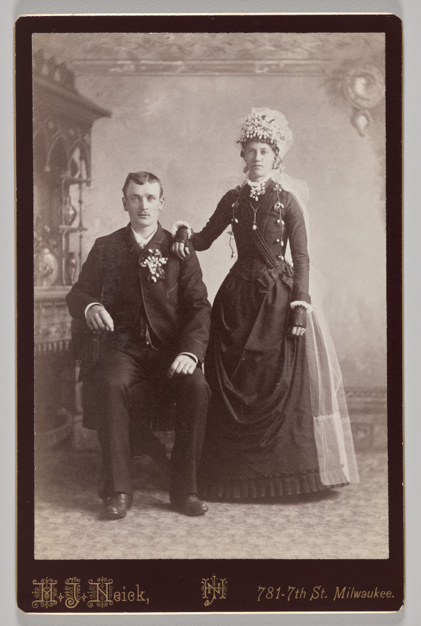 H.J. Neick — Untitled (marriage portrait)
