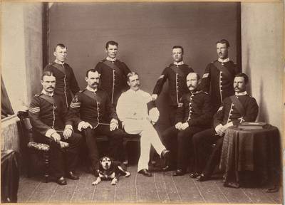 Captain Watkins and Non Com. officers