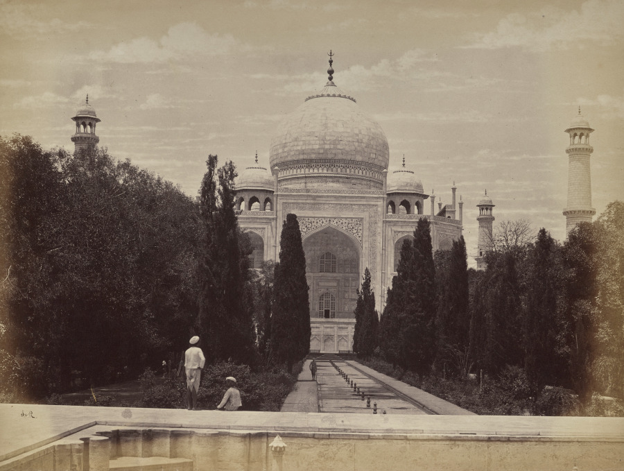 Agra. View of the Taj in Front of Nootkan (The Light of the World), Wife of the Emperor Akbar, View from the River