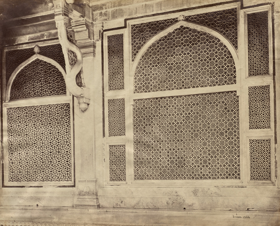 Futtypore Sikri—Two of the Marbled Screens in the Tomb of Sheik Selim Chisti