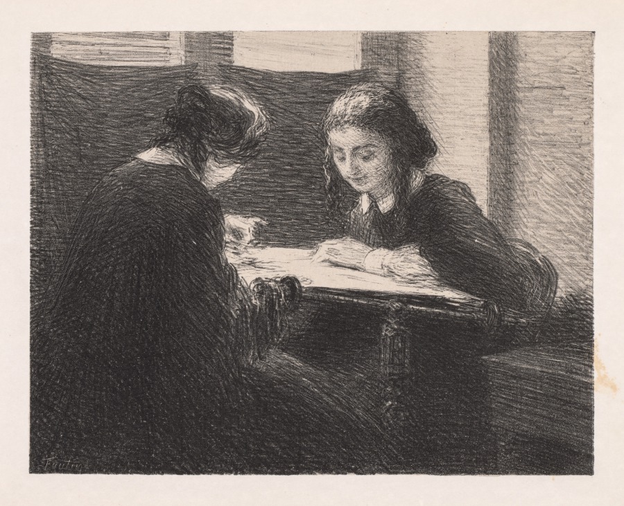 Henri Fantin-Latour — The Embroideres (Les Brodeuses),
