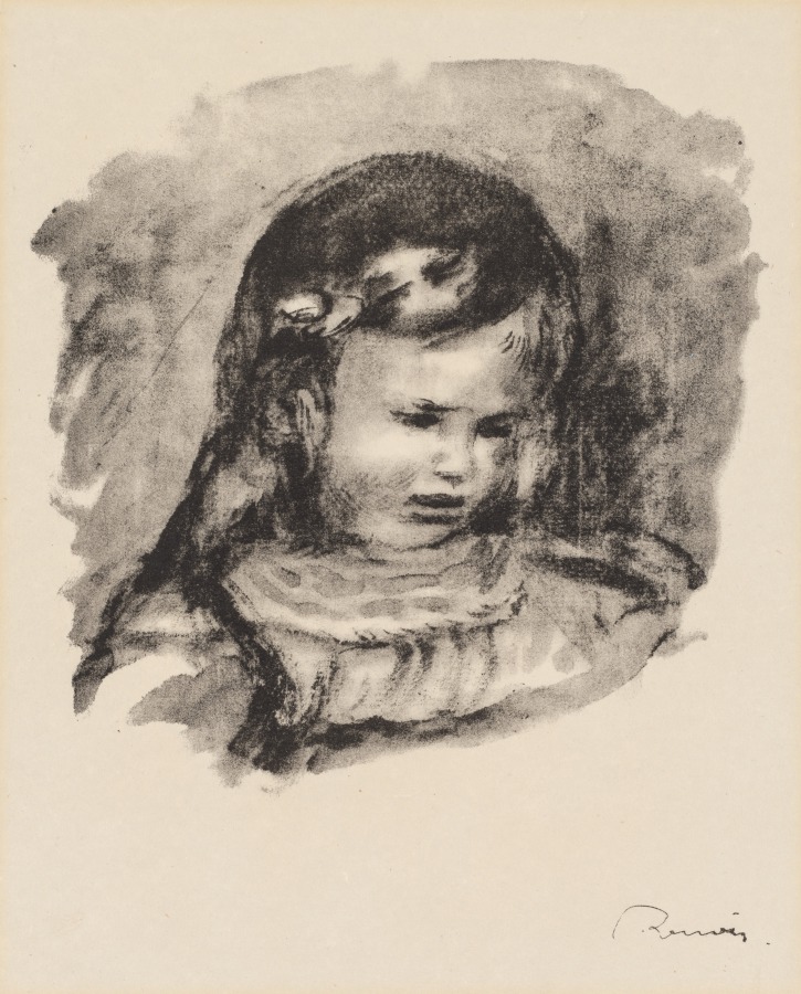 Pierre-Auguste Renoir — Claude Renoir, the Head Lowered (Claude Renoir, la tête baissée)