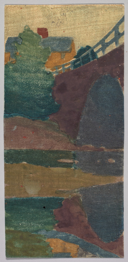 Arthur Wesley Dow — The Old Bridge or Ipswich Bridge