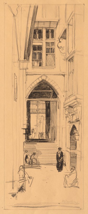 David Young Cameron — A Courtyard in Cairo