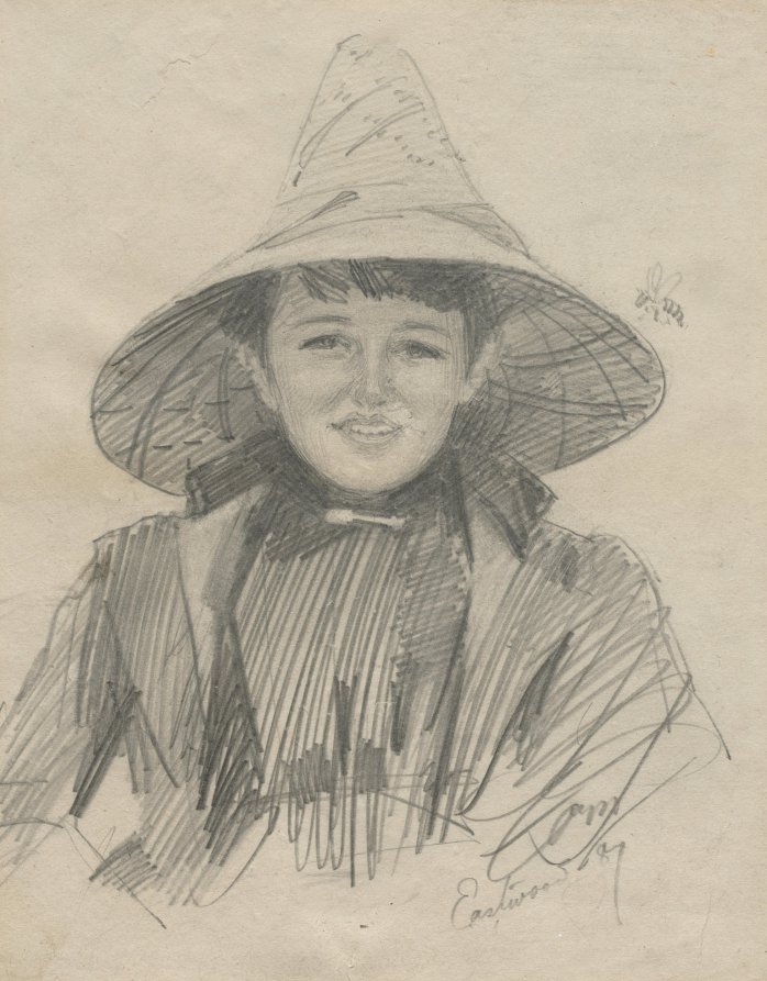 Anders Zorn — Ada Lymon (Woman in a Large Hat)