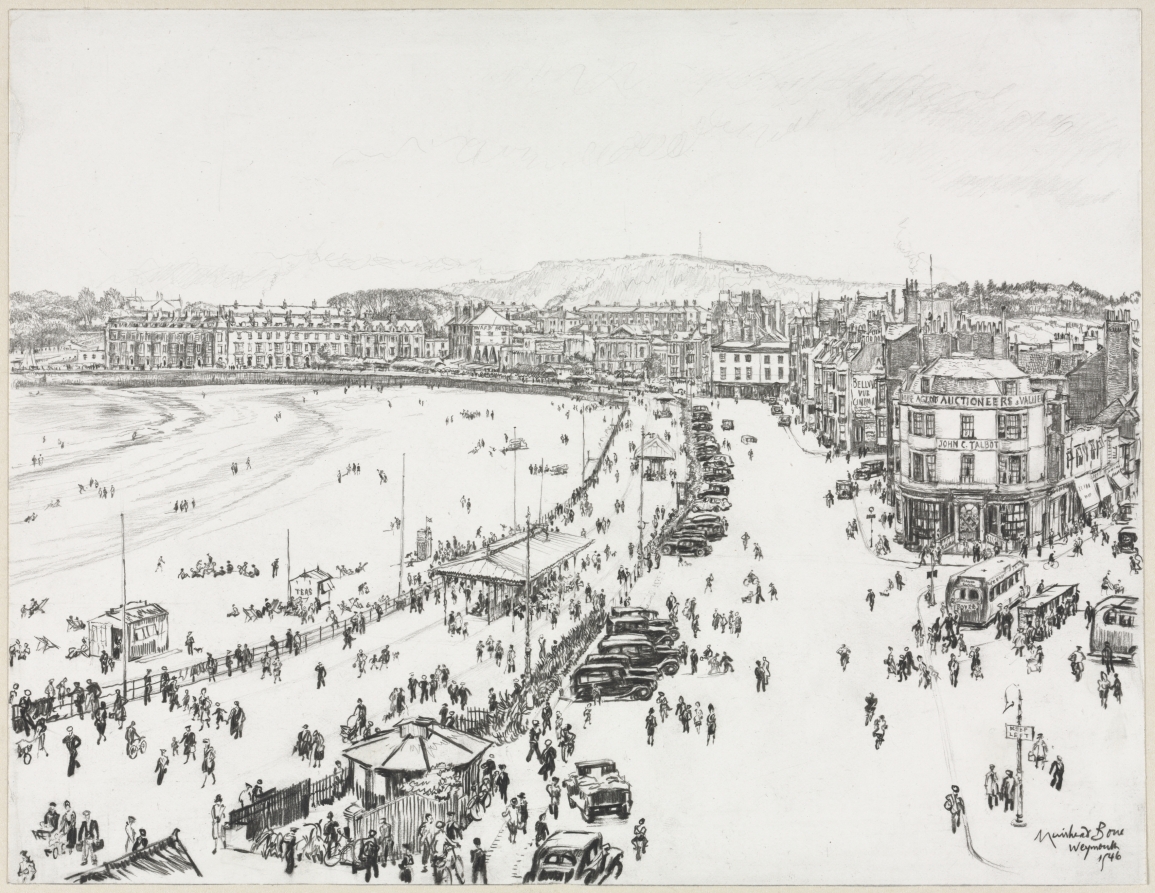 Muirhead Bone — Weymouth and Distant Portland