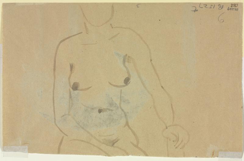 Torso of a Nude Woman (verso)