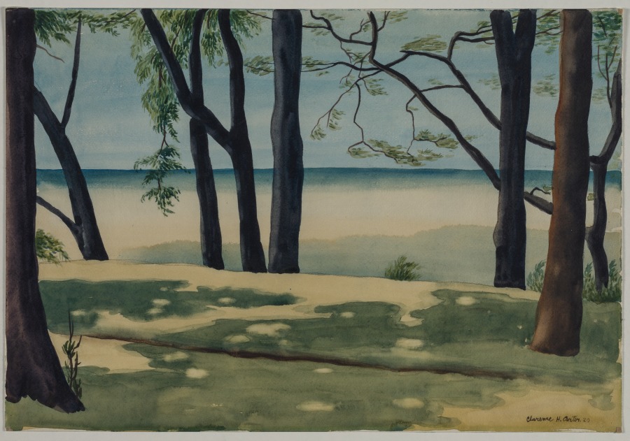 Mysterious Lake Patterns, Lake Erie (Study for Lake Erie Patterns)