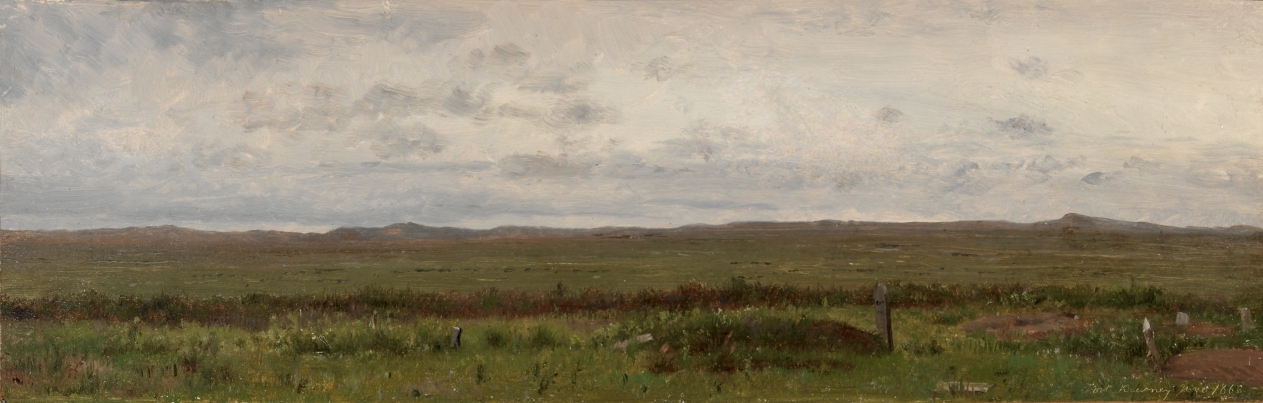 Worthington Whittredge — Graves of Travellers, Fort Kearny, Nebraska