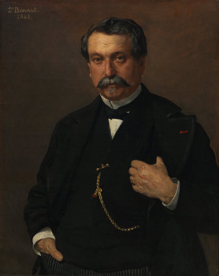 Léon Bonnat — Portrait of Jean Léglise, Merchant, Mayor of Saint-Martin-de-Seignanx
