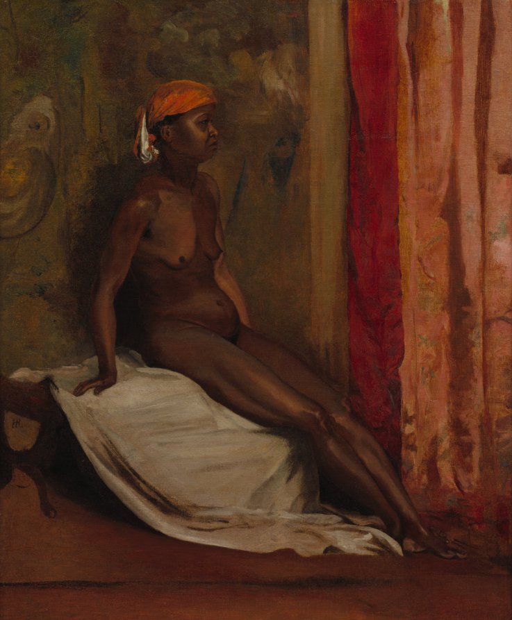 Henri Regnault — Seated African Woman