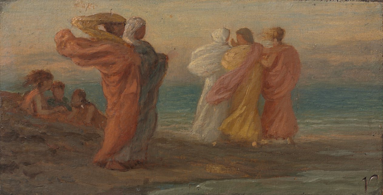 Elihu Vedder — The Music Party
