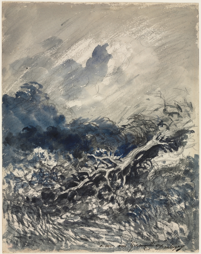 Charles François Daubigny — The Oak Tree and the Reed