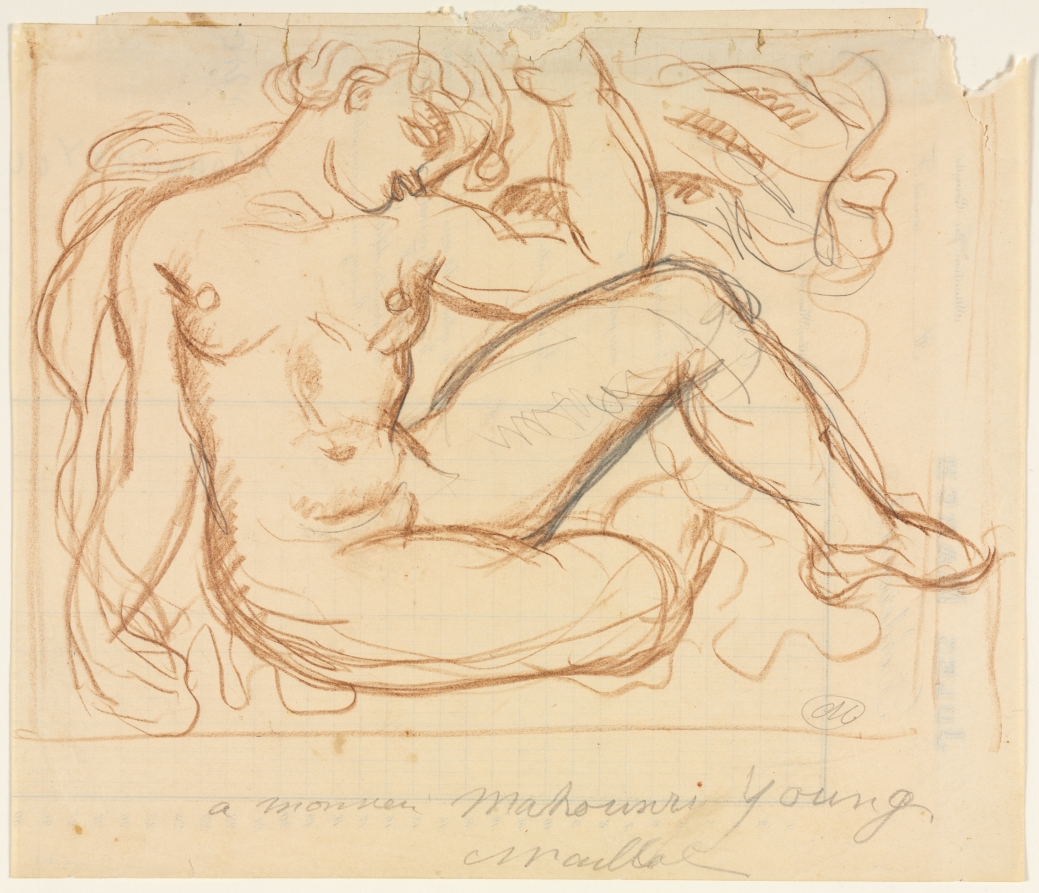 Aristide Maillol — Nude Study