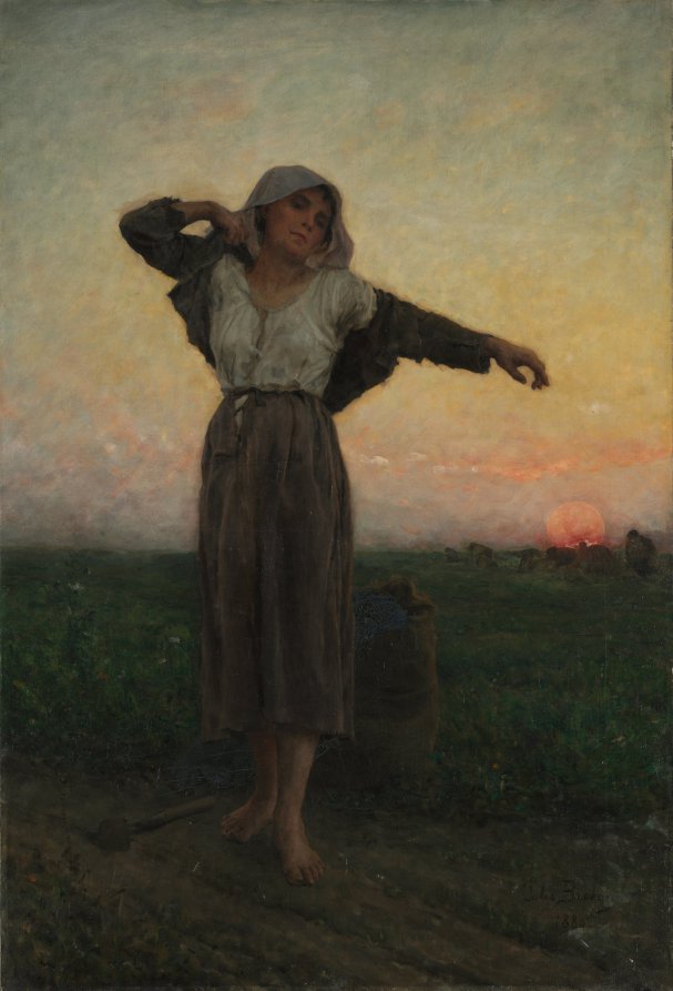 Jules Breton — The Tired Gleaner