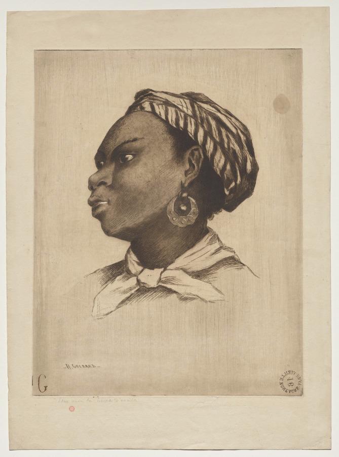 An African Woman, after Eva Gonzalès