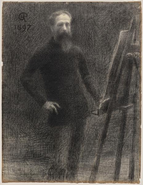 Self-Portrait at Easel