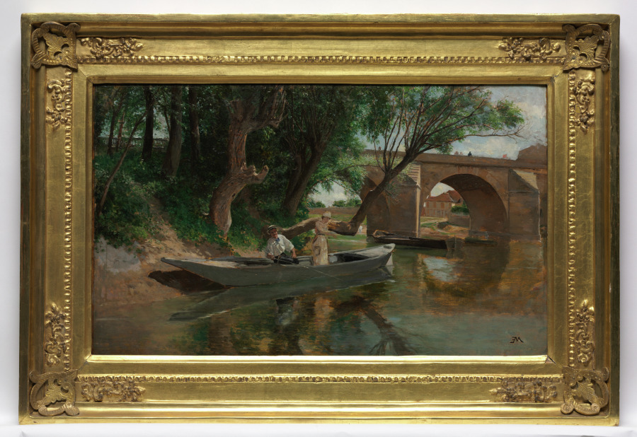 Bridge at Poissy (Pêcheurs à ligne)