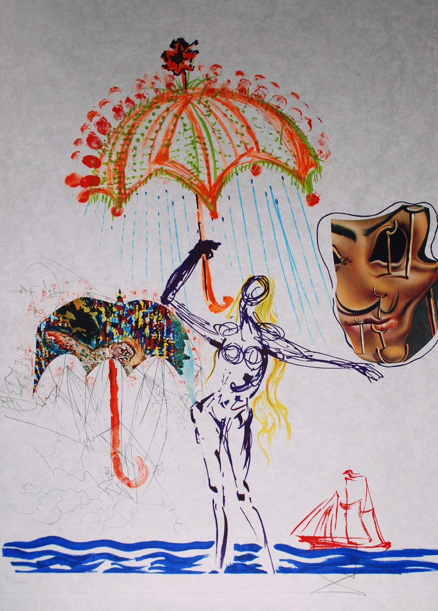 Salvador Dali — Imaginations and Objects of the Future Anti-Umbrella with Atomized Liquid