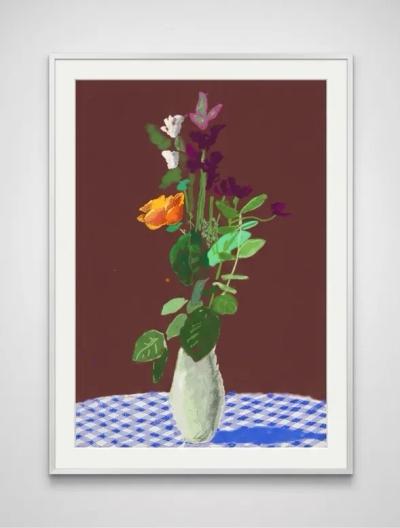 David Hockney — 7th March, More Flowers on the Table