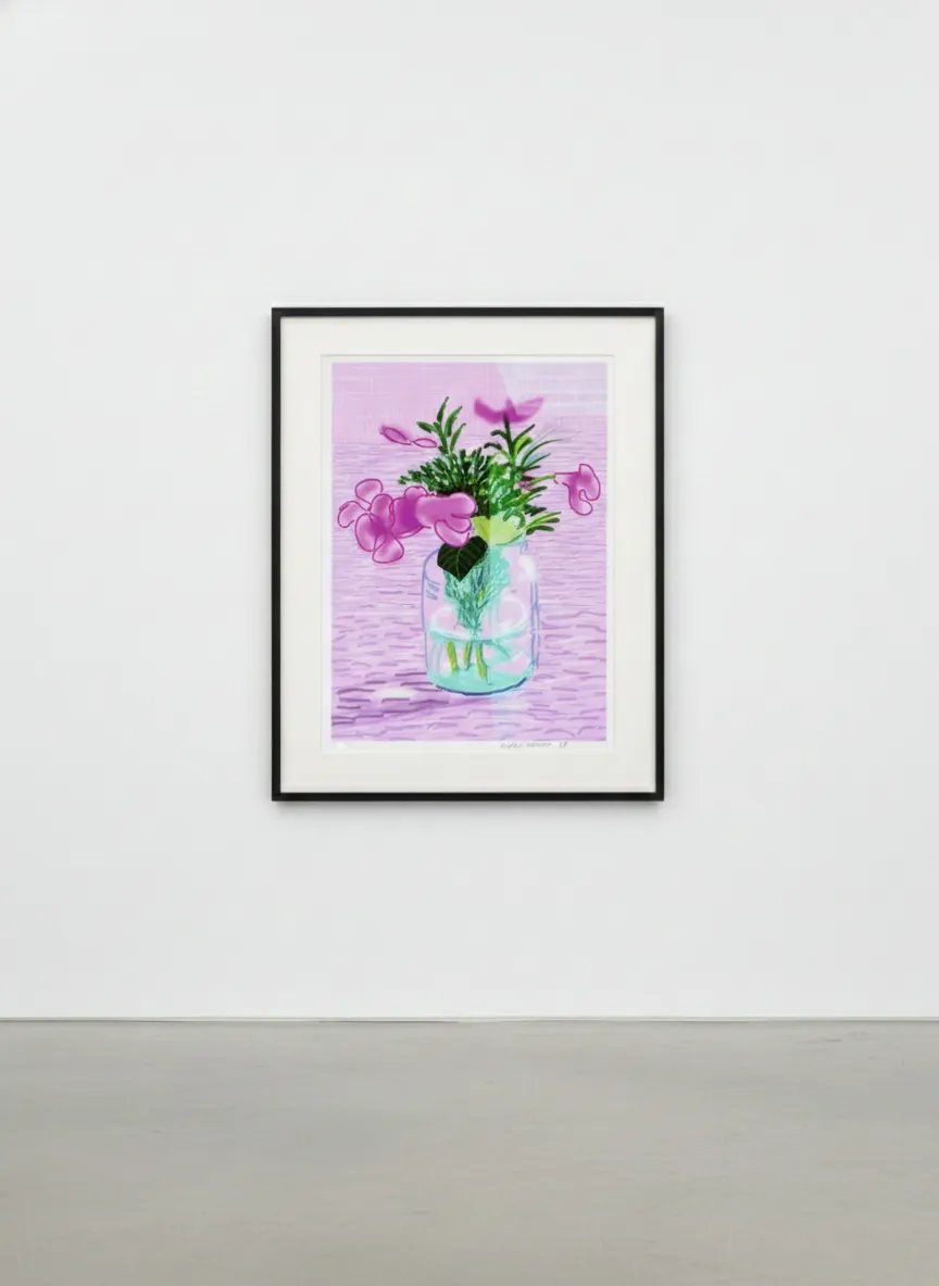 David Hockney — ipad Drawing No. 329 (Lilacs)