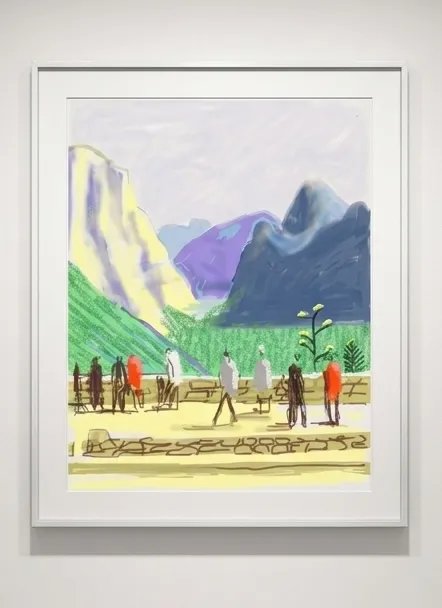 David Hockney — The Yosemite Suite No. 15