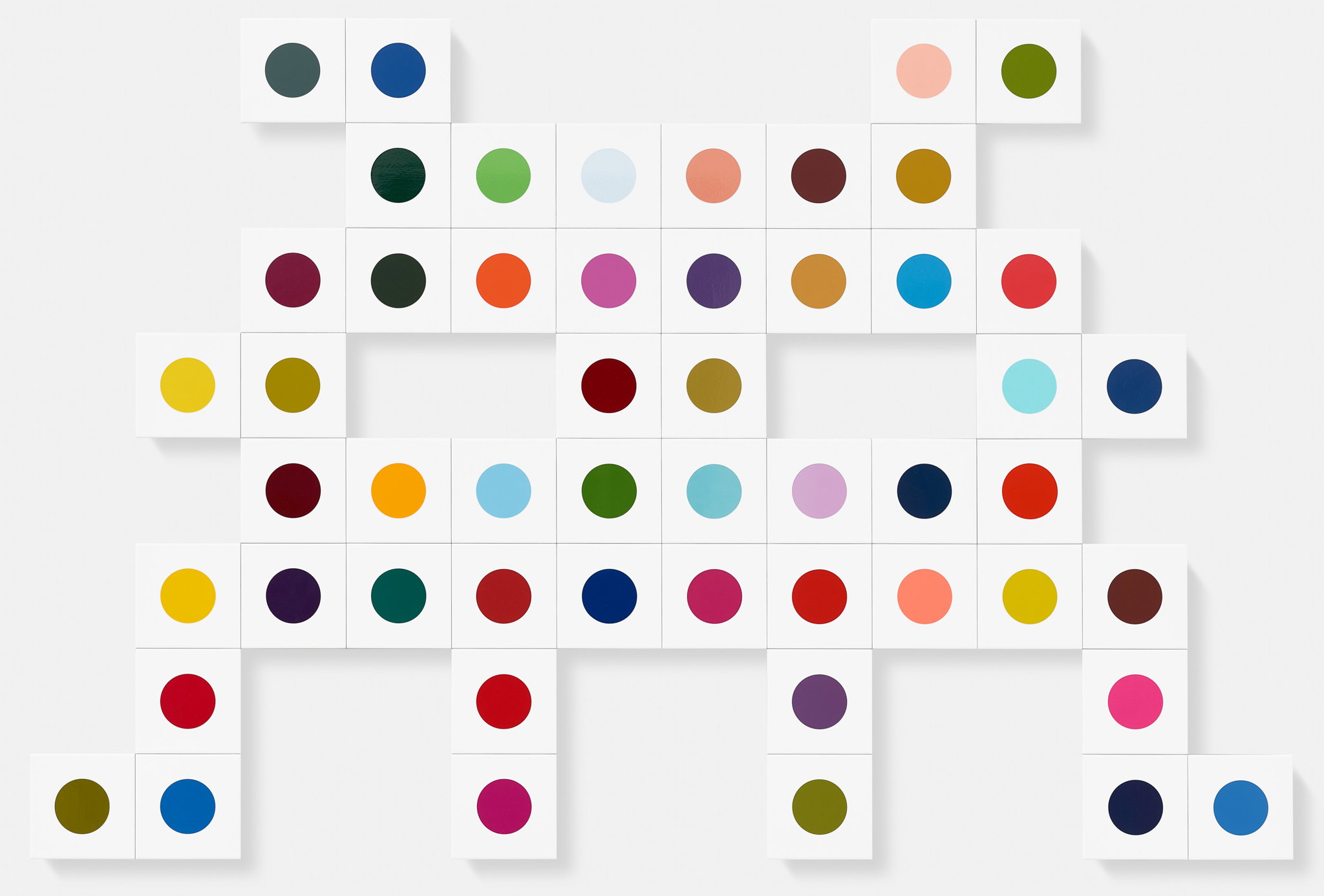 Damien Hirst — Spotted Invader 1