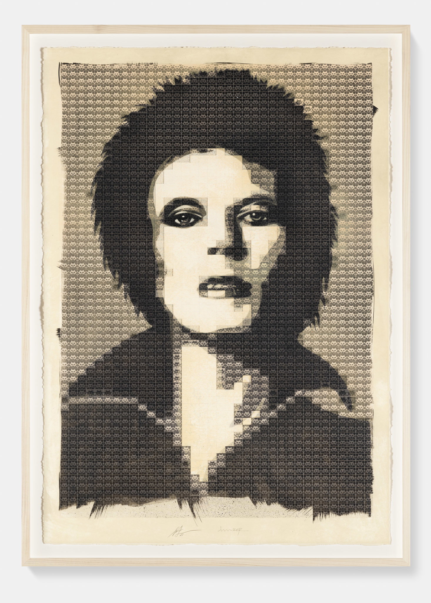 Shepard Fairey — David Bowie - Triple Trouble