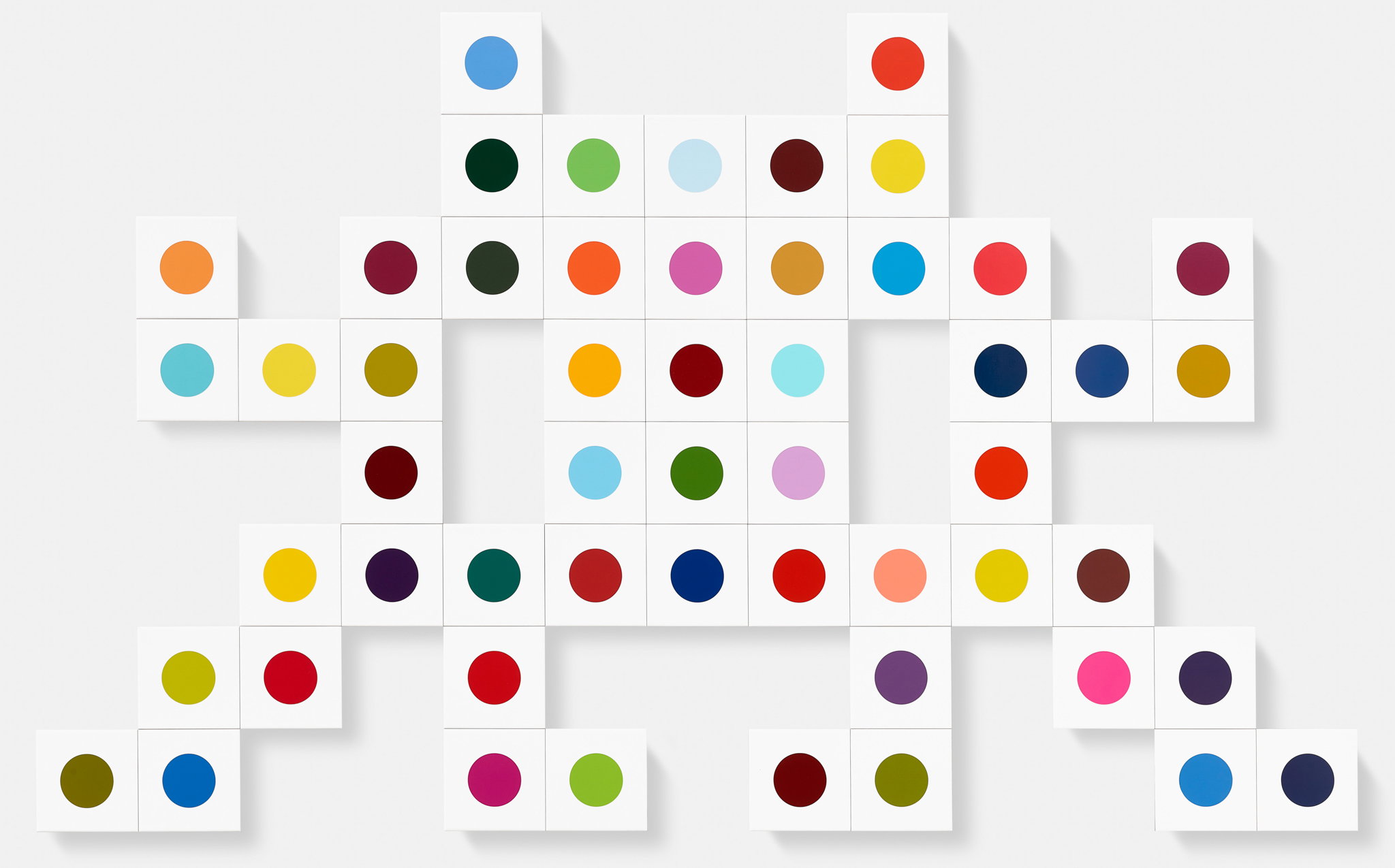 Damien Hirst — Spotted Invader 2